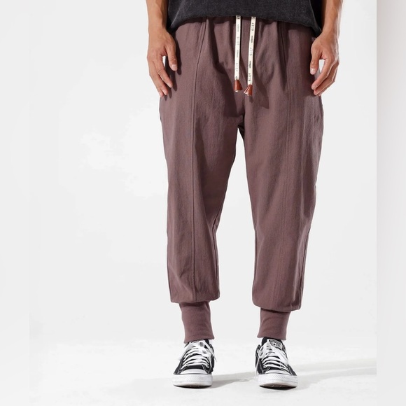 NWT Kidoriman Gelyu Harem Pants 2.0. Brown. Japanese inspired. Cotton. 4XL. - Picture 1 of 16